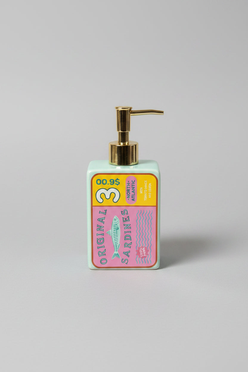 Sardine Tin Soap Dispenser