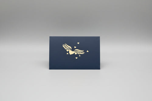 3D Red Heart Pop-Up Greeting Card – Midnight Edition
