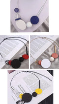Collier géométrique moderne