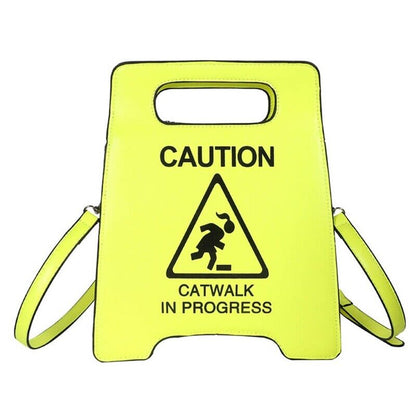 Caution  Catwalk In Progress Handbag