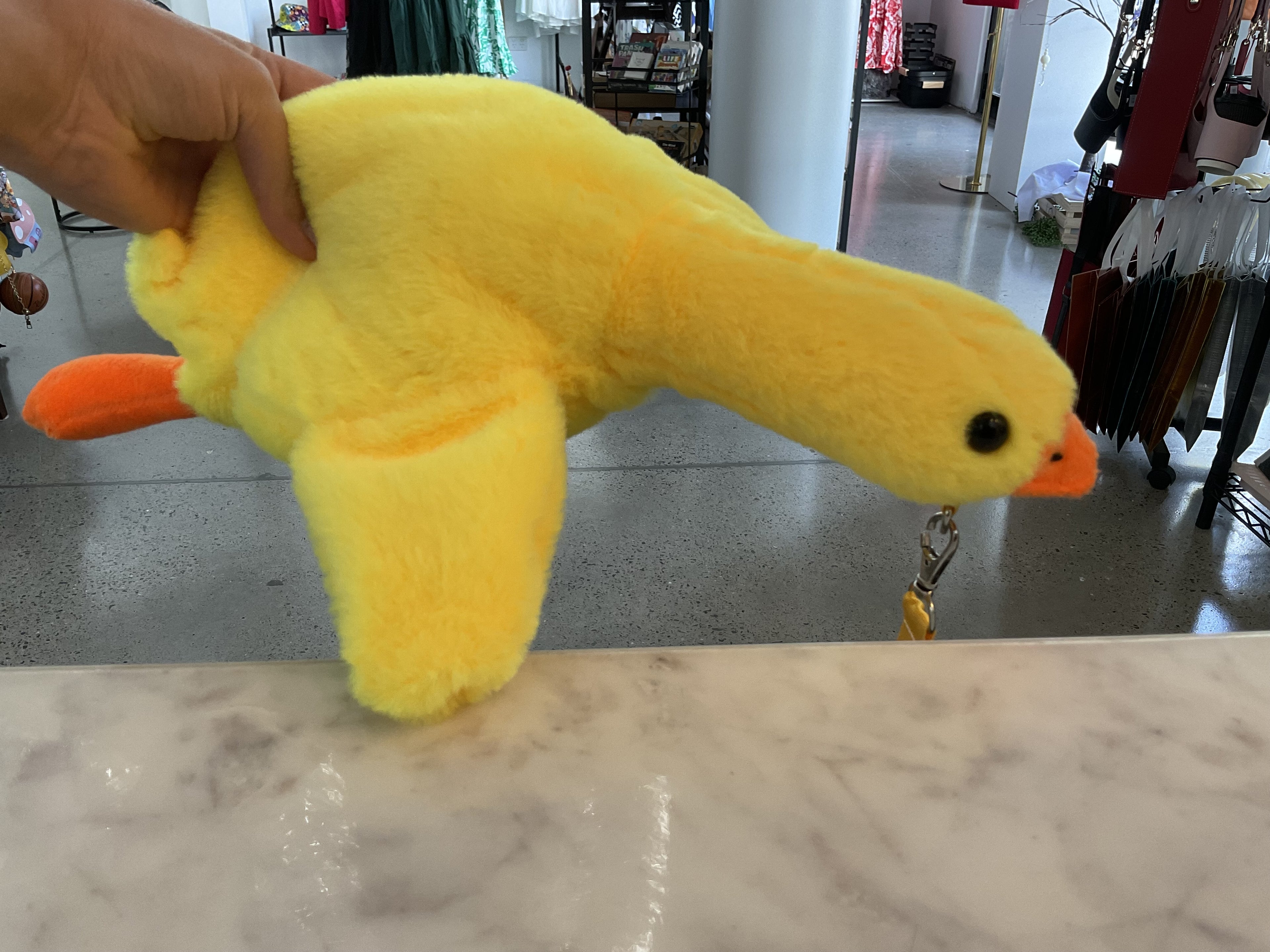 Sac canard moelleux pour enfants
