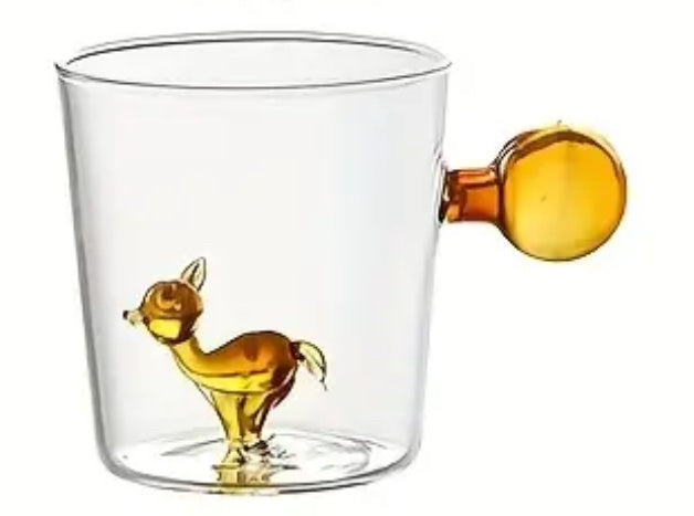 Mug en verre renne