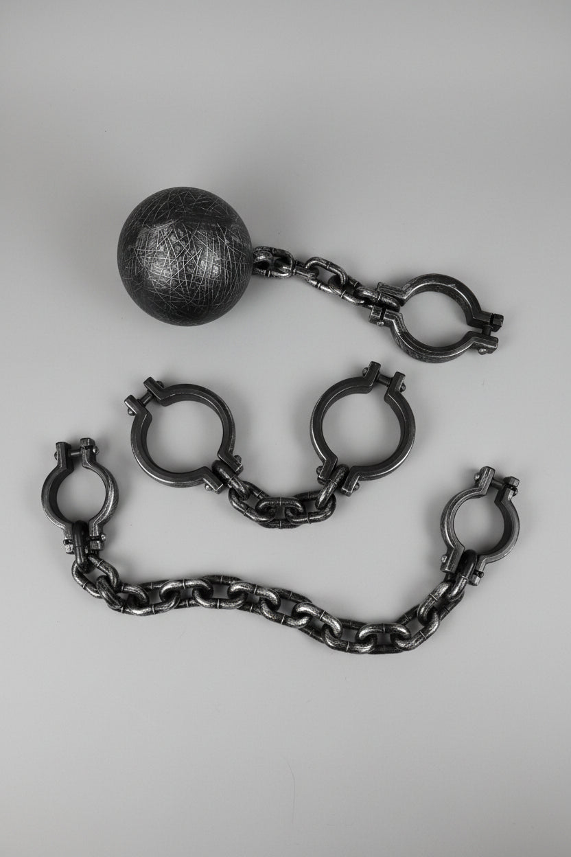 Prisoner Chain & Cuff – Costume Accessory (3 options)