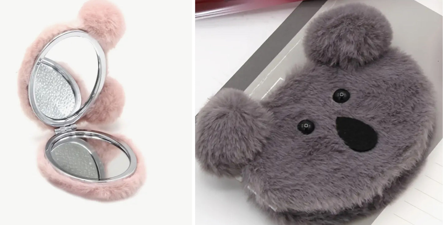 Koala make-up compact mirror