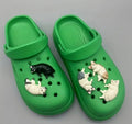 Breloque pour chaussure en caoutchouc en forme de chat