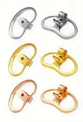 Supports de boucles d'oreilles en argent sterling