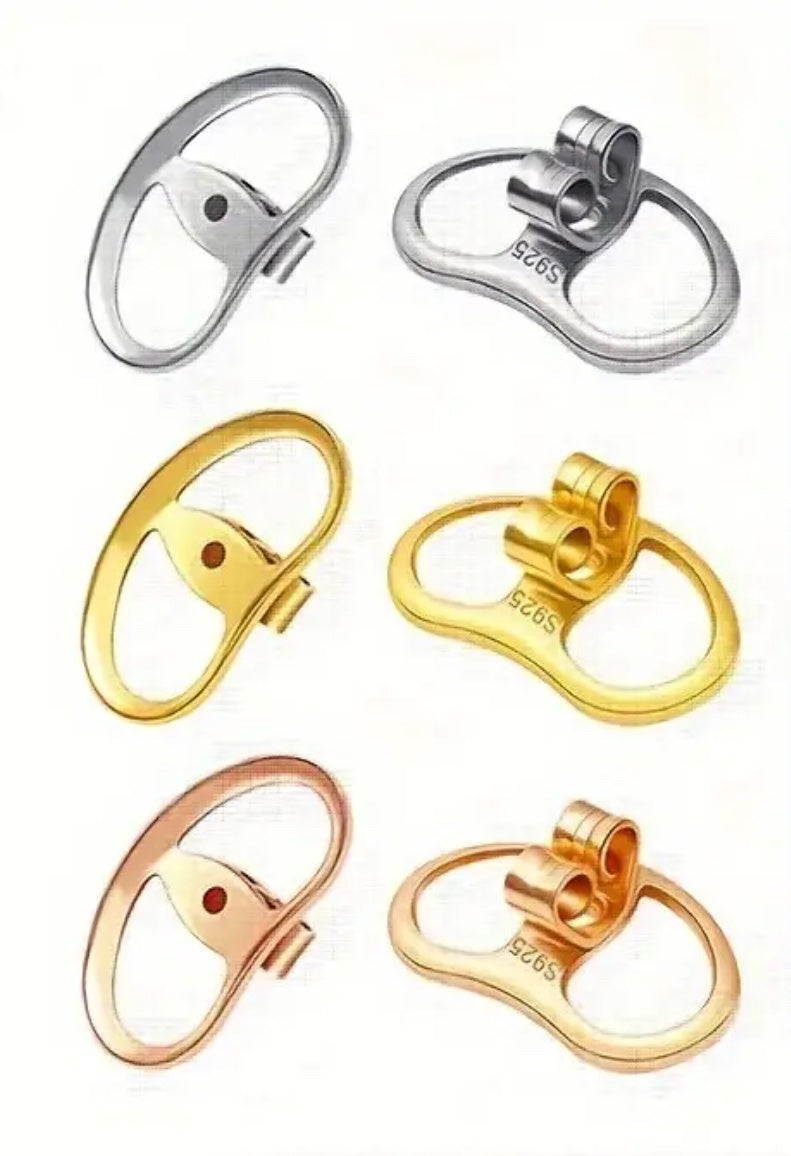 Supports de boucles d'oreilles en argent sterling
