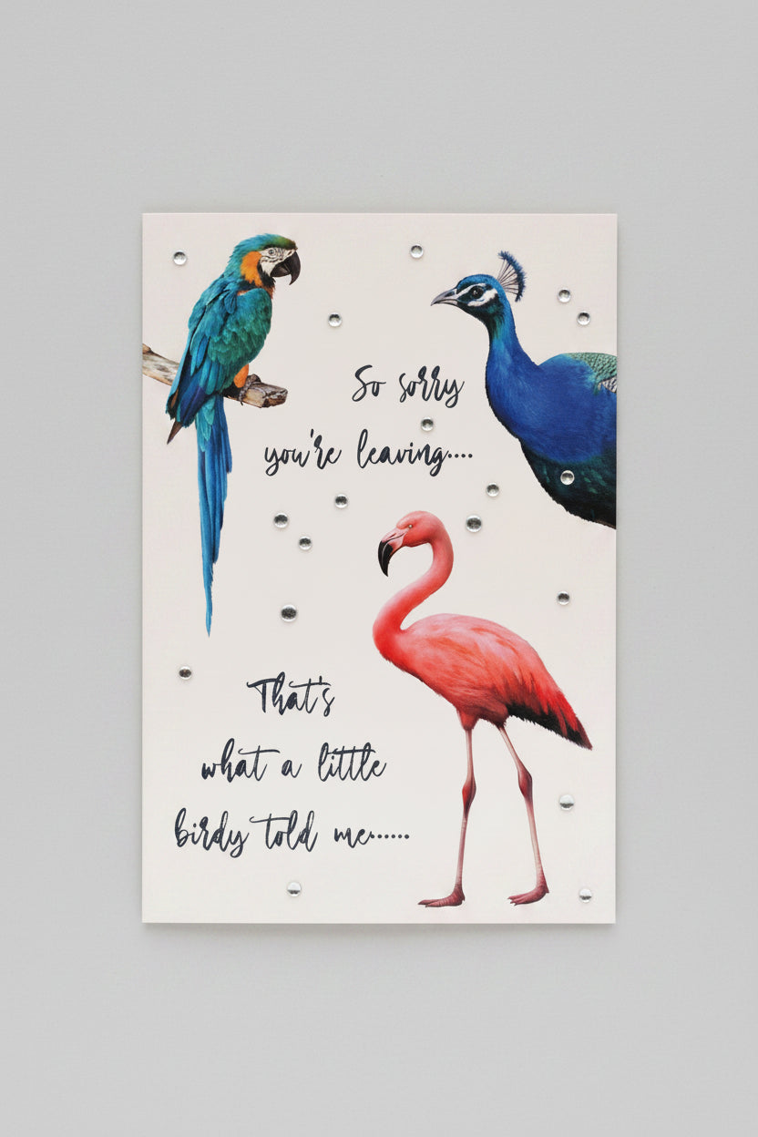 So Sorry You’re Leaving Greeting Card