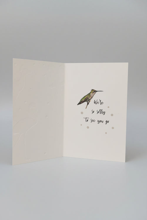 So Sorry You’re Leaving Greeting Card