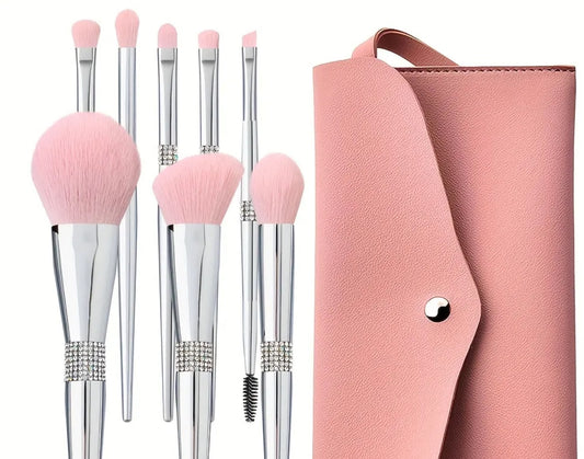 Make-up brushes in carry case