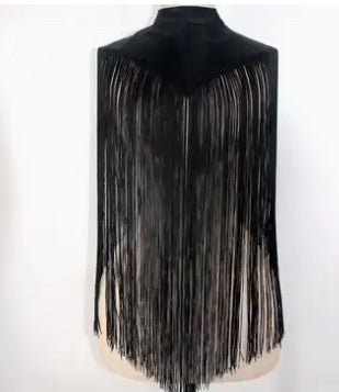 Tassel  satin stole