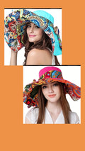 Hat broad-Brimmed fabric
