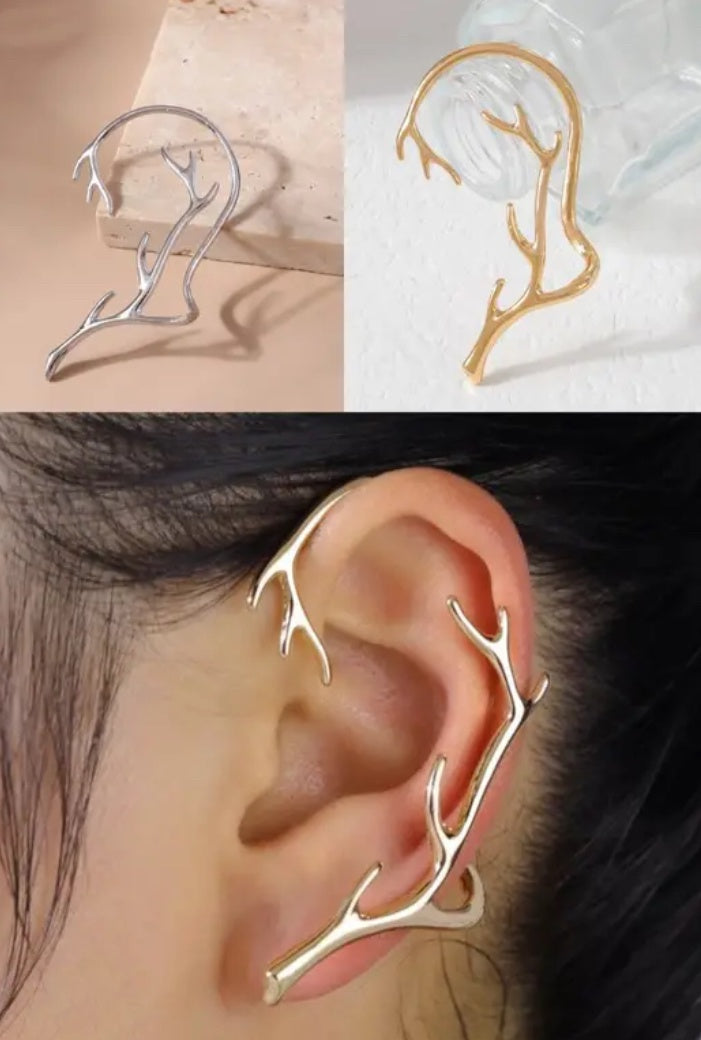 Boucles d'oreilles branches (or ou argent)