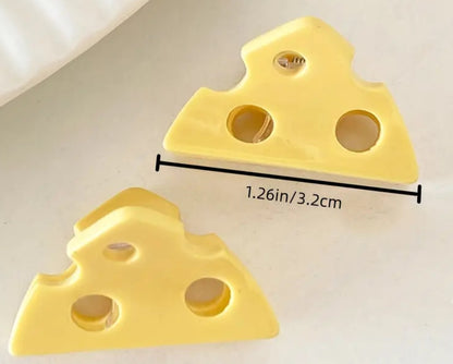 Cheese hairclips (Small)