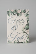40 & Fabulous Birthday Card