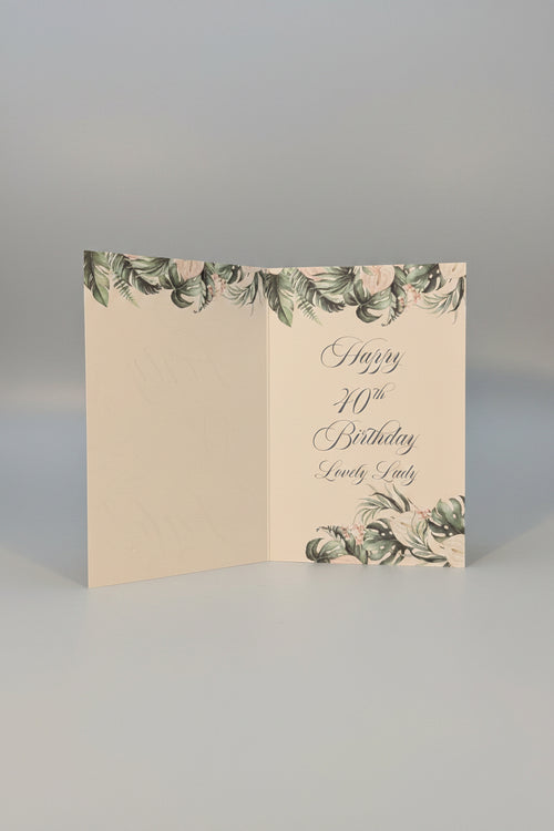 40 & Fabulous Birthday Card