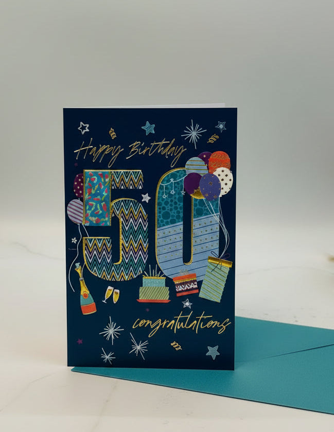 Happy 50th Birthday Card