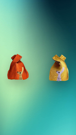 Sac kangourou tricoté