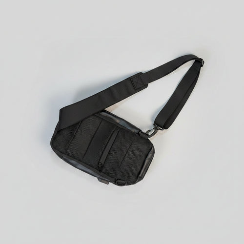 Mesh Crossbody Bag with Lock & USB Port