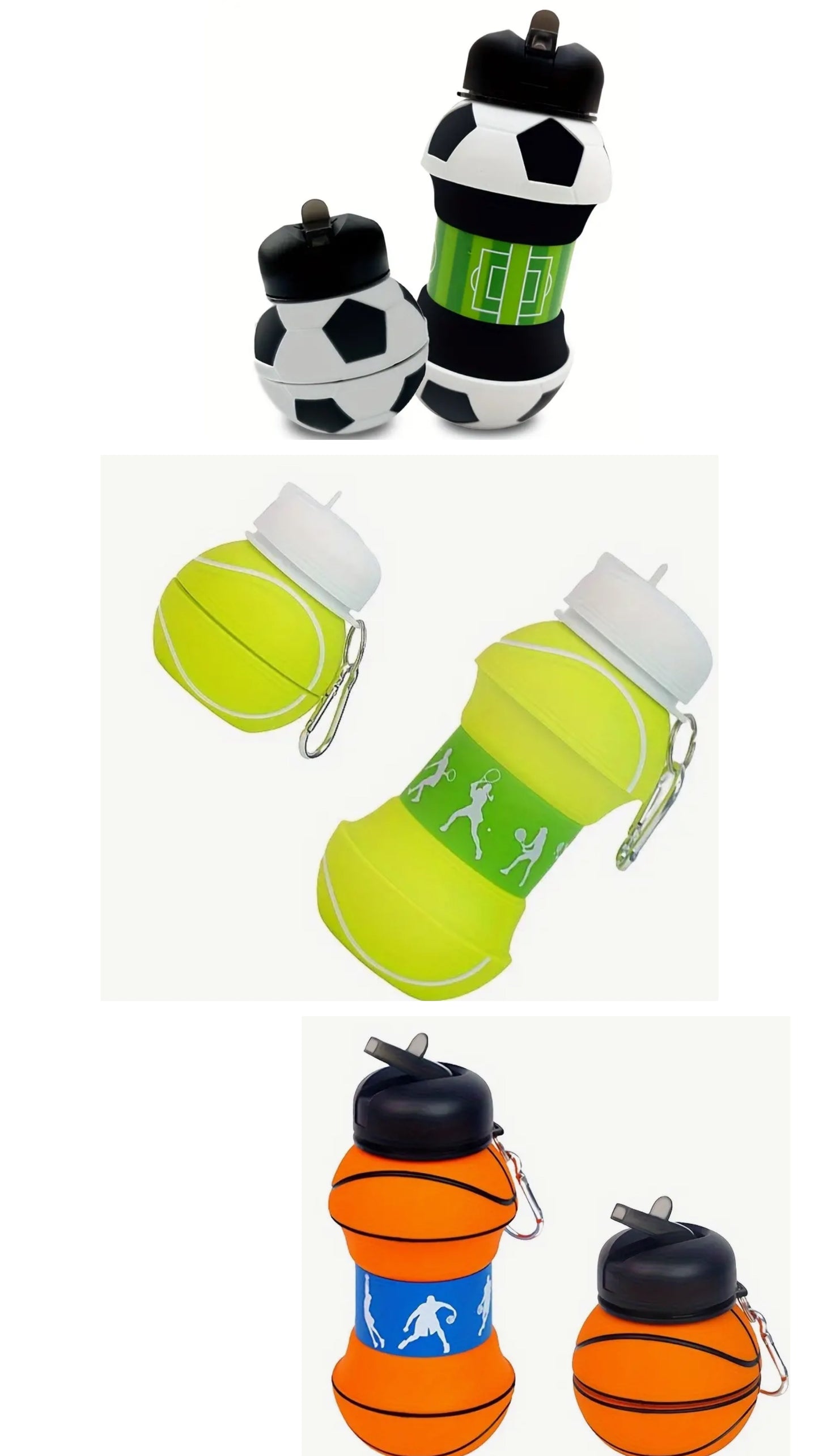 Soccer, basketball, tennis water bottle