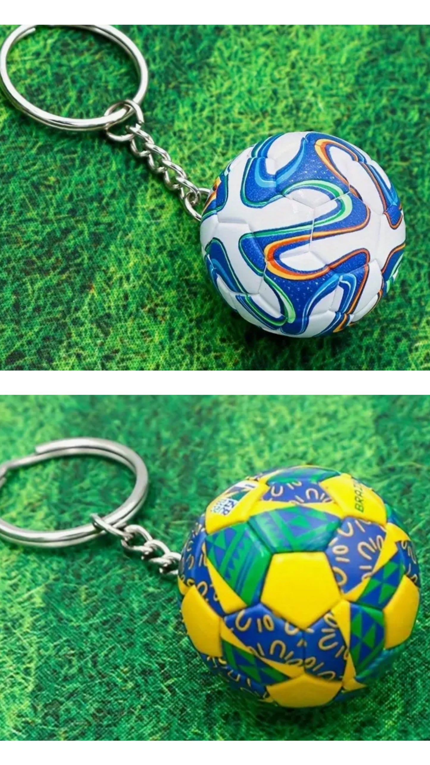 Soccer ball keychain ( 2 versions)