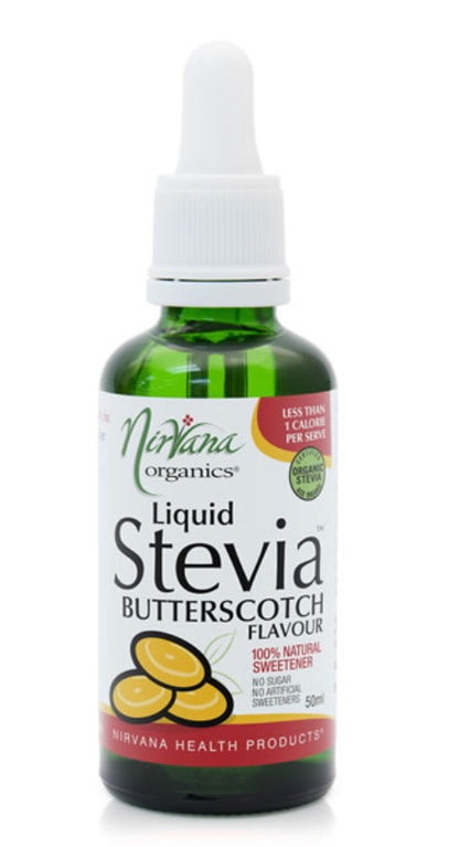 Butterscotch flavour stevia drops