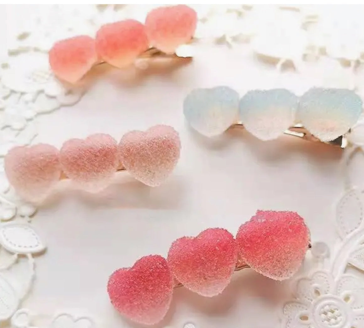 Novelty jelly hair clip