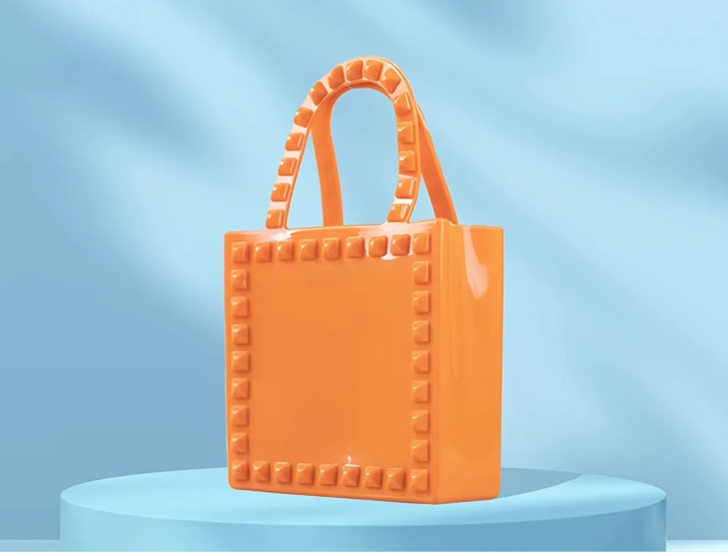 Pochette en PVC orange