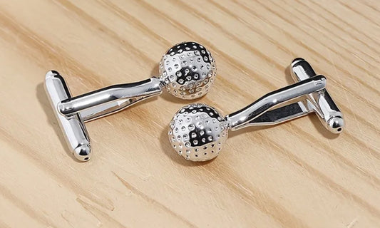 Golf balls cuff links