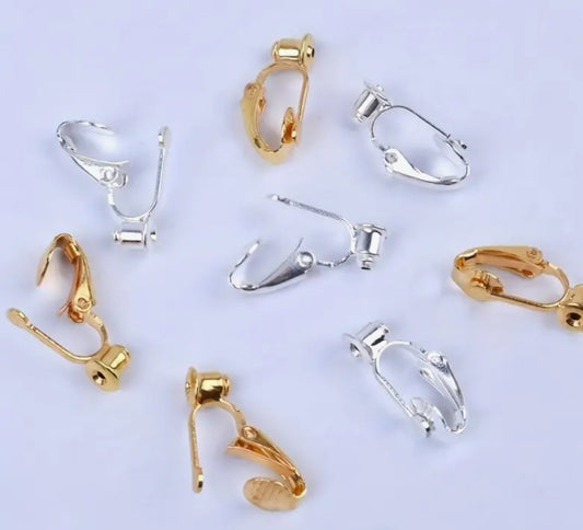 Clip on earring converters