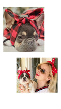 Bandana assorti pour chien ou chat et son propriétaire