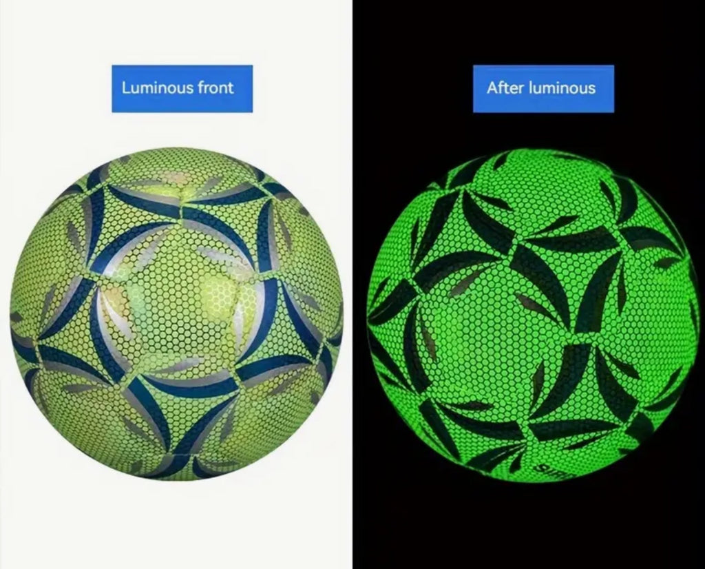 Ballon de football phosphorescent