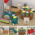 Modèle de magasin de fleurs miniature