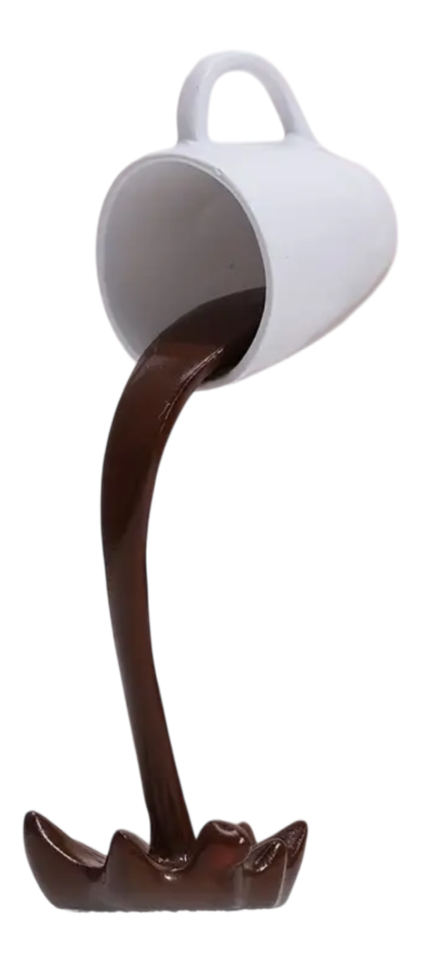 Sculpture de café renversé
