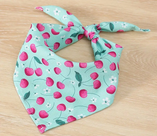 Cherries bandana for dog or cat