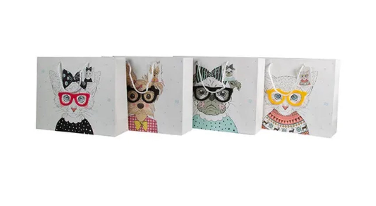 Sac cadeau pour chien ou chat - taille moyenne