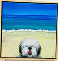 Joueur de cricket de plage - Par Kazz