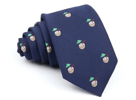 Tropical coconut tie