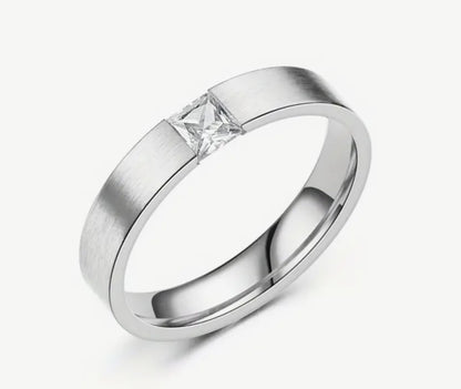 Zirconia Titanium Stainless Steel Ring