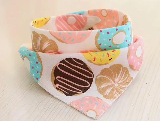 Doughnut bandana for dog or cat