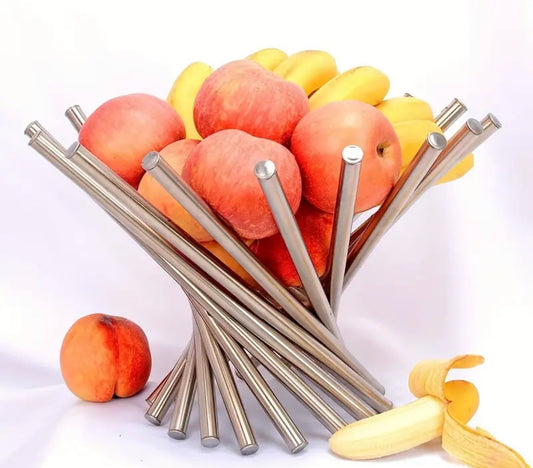 Stainless steel fruit bowl