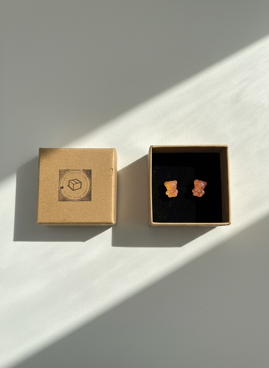 Gummy Bear Stud Earrings