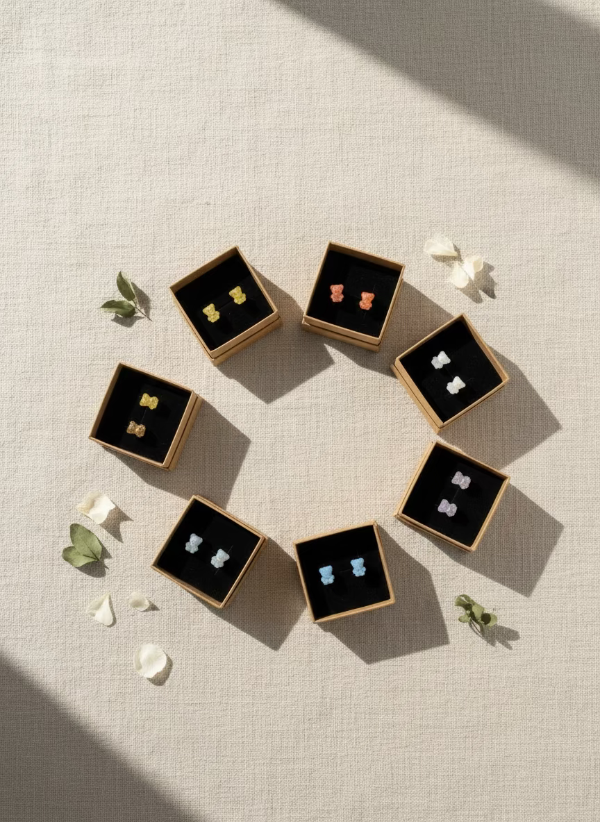 Gummy Bear Stud Earrings