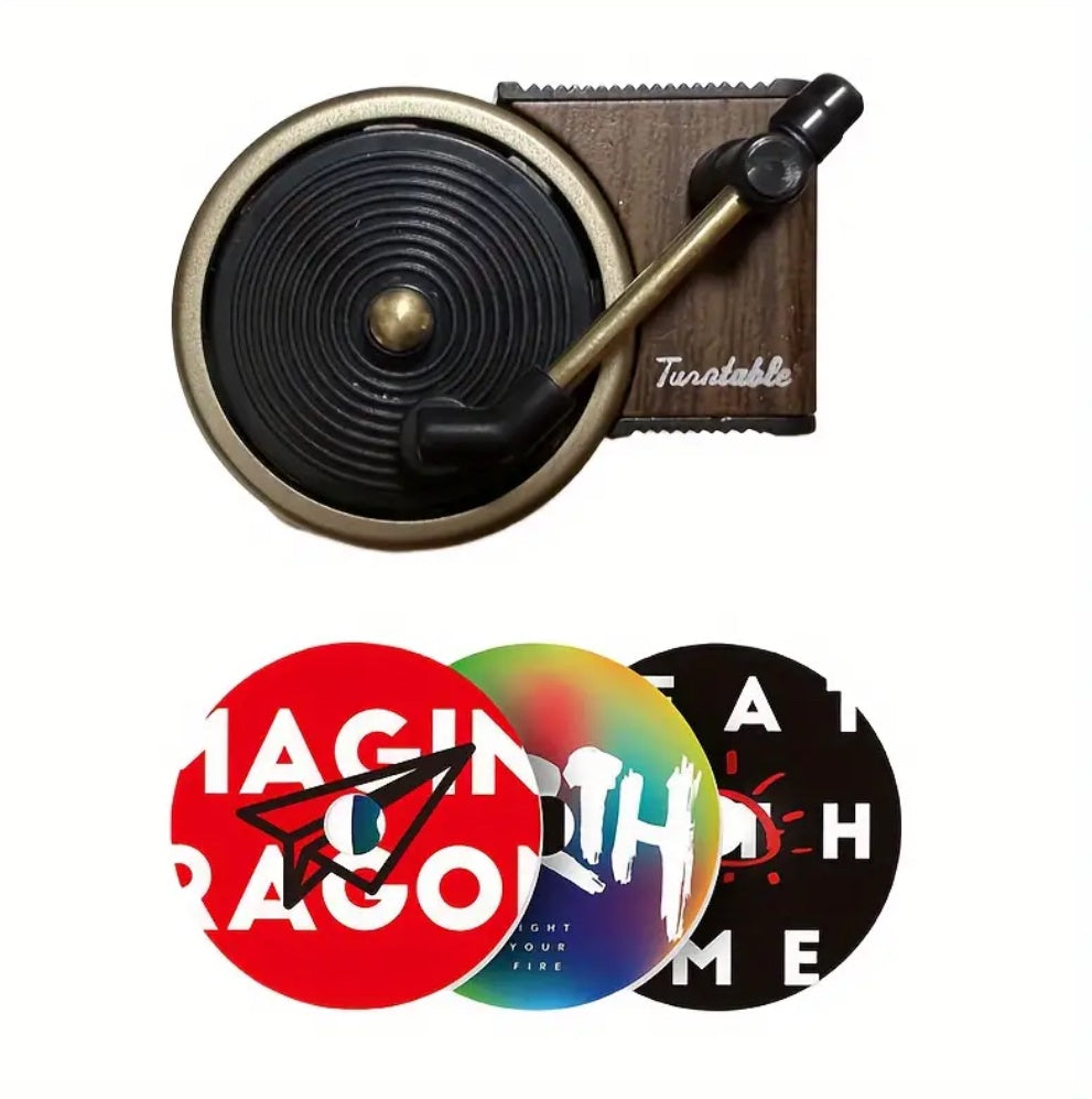 Tourne-disque d'aromathérapie pour voiture avec 3 disques aromatiques
