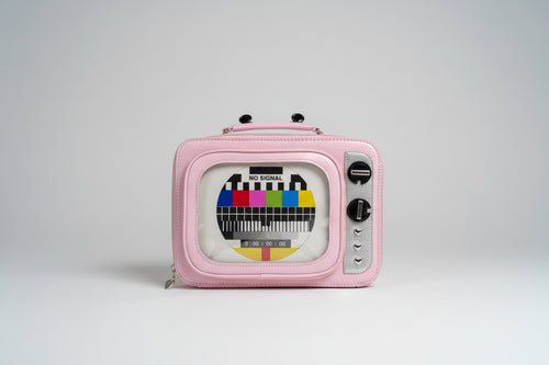 Retro TV handbag (Pink)