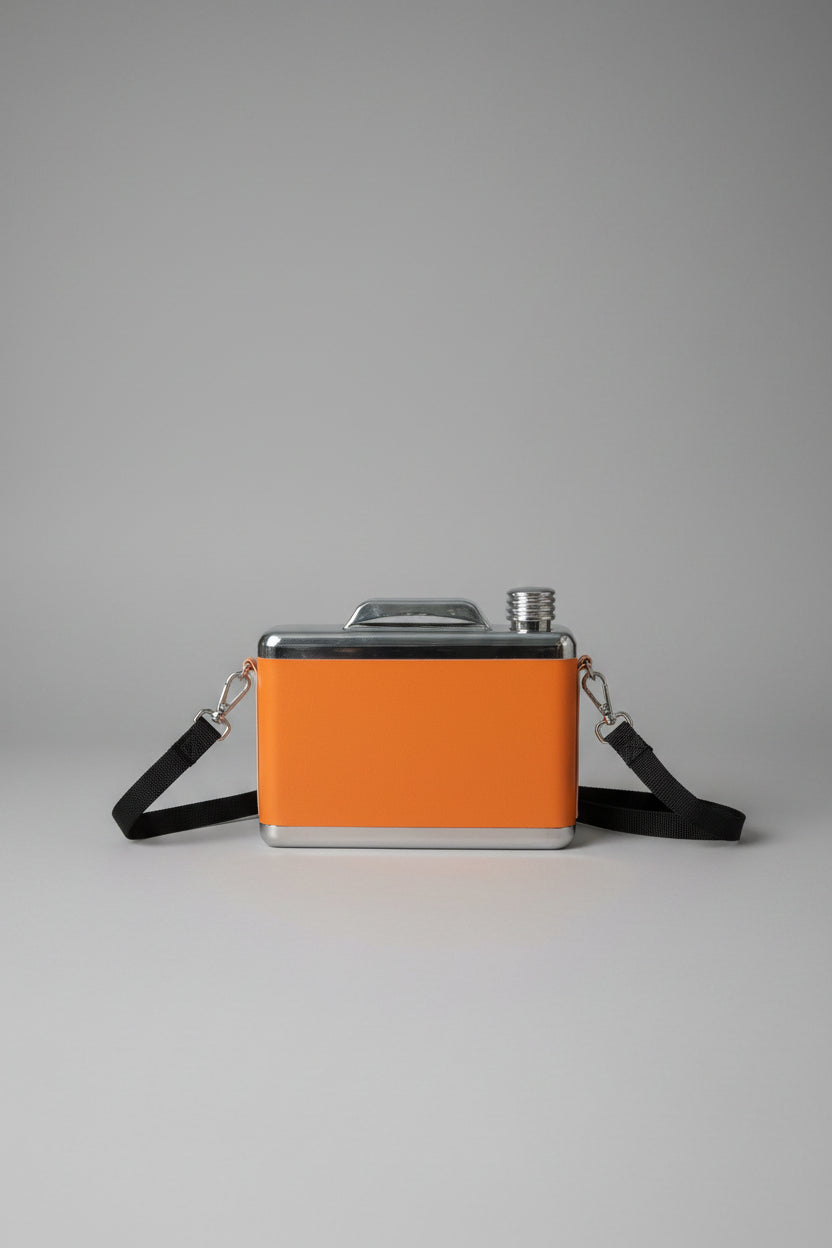 Stainless Steel Camera Lens Drink Bottle — Personalise It at OTB