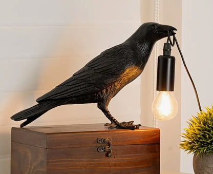 Crow lamp