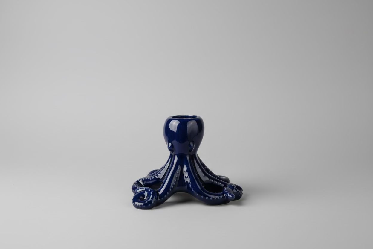 Island Escape Octopus Candle