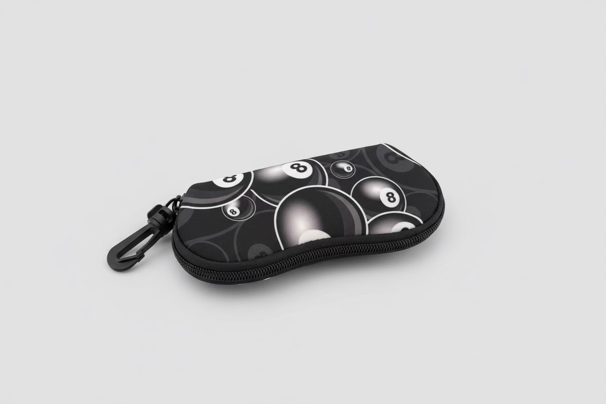 Retro 8-Ball Padded Eyewear / Sunglasses Case