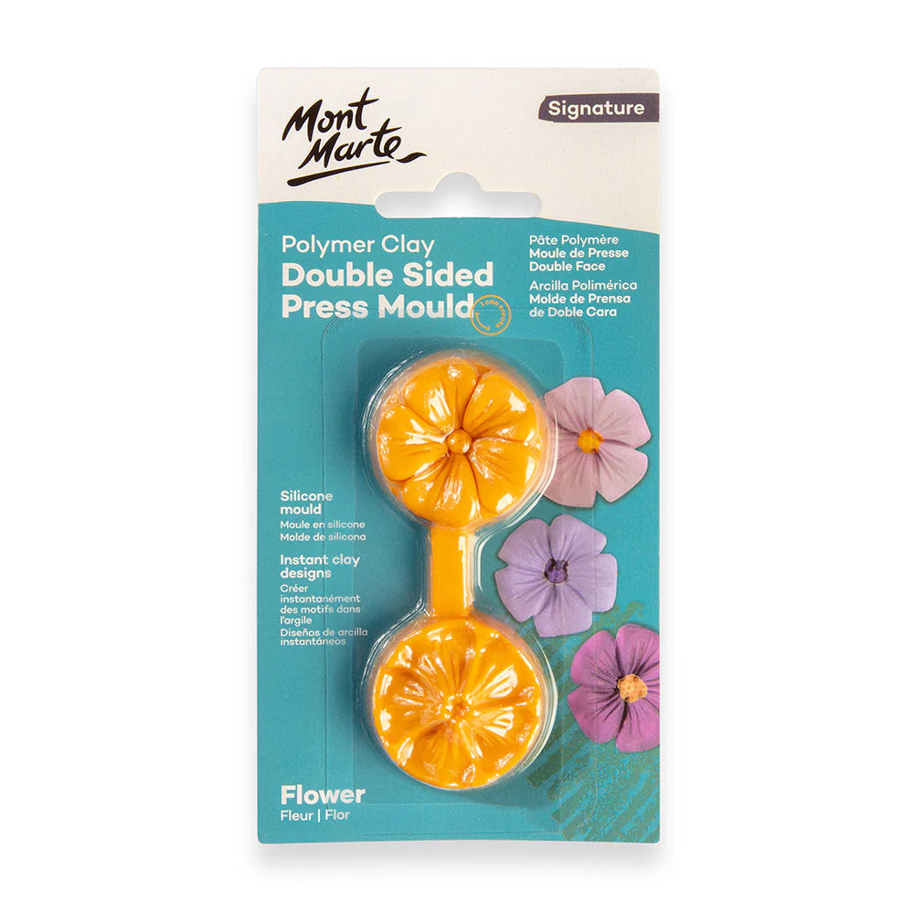 Double Sided Press Mould - Flower